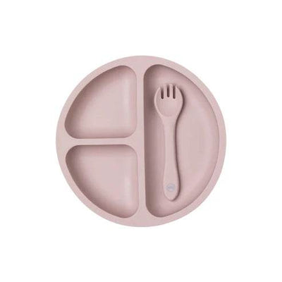 My Little Giggles Silicone Bento Plate - Dusty Lilac - Outlet Shop For Kids