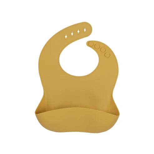My Little Giggles Silicone My Little Bib - Mustard - Outlet Shop For Kids