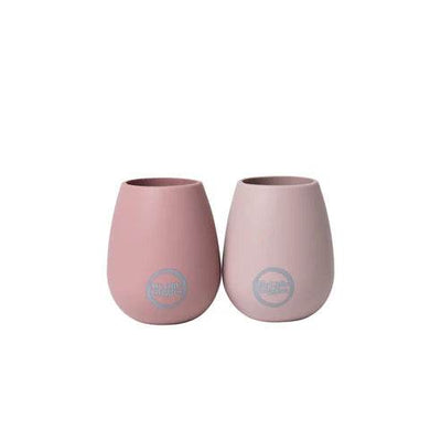 My Little Giggles Silicone Tumbler 2 Pack - Powder Rose & Dusty Lilac - Outlet Shop For Kids