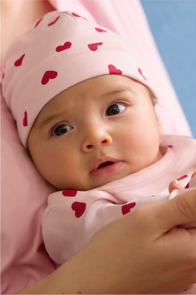 Bonds Newbies Organic Cotton Gift Set - Love Heart Sparkle