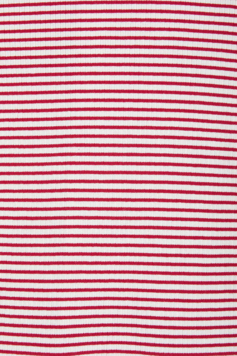 Bonds Newbies Wide Needle Rib Zippy - Parisian Red / Marscapone