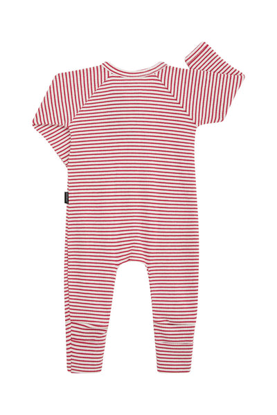 Bonds Newbies Wide Needle Rib Zippy - Parisian Red / Marscapone