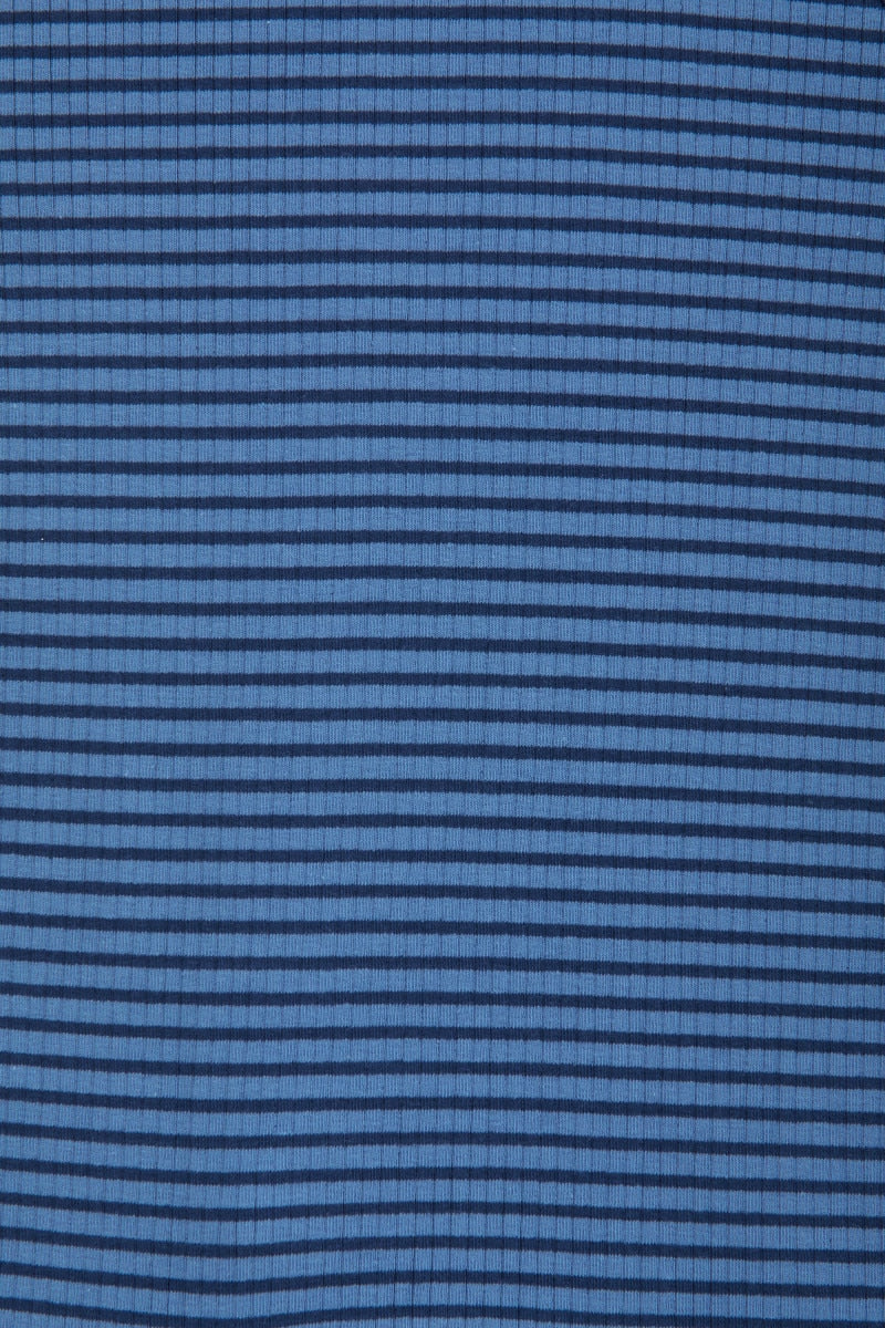 Bonds Newbies Wide Needle Rib Zippy - Denim Fade / Bastille Blue