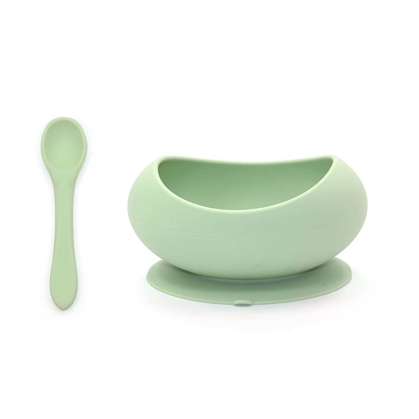 O.B Designs Stage 1 Suction Bowl & Spoon Set - Mint - Outlet Shop For Kids