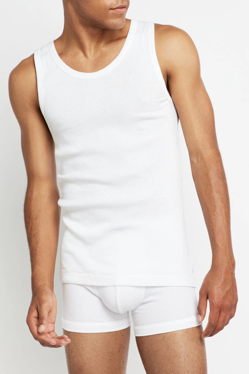 Bonds Men's Organic Chesty - White