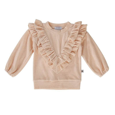 Peggy Verity Velour Top - Ivory - Outlet Shop For Kids