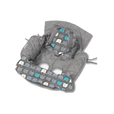 Playette Shopping Trolley and High Chair Cover Elephant - Outlet Shop For Kids