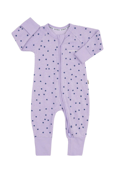 Bonds Poodlette Zip Wondersuit - Ditsy Dot Purple