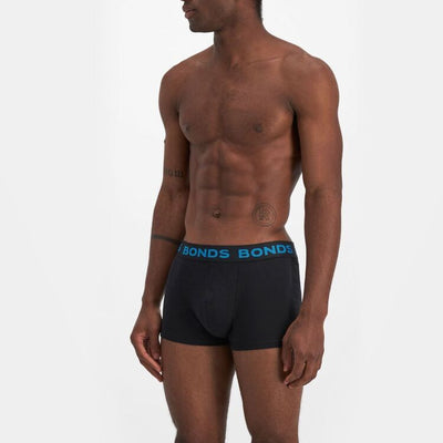 Bonds Men's Core Trunk - Black/Blue Bonds Print