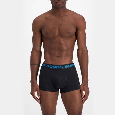 Bonds Men's Core Trunk - Black/Blue Bonds Print