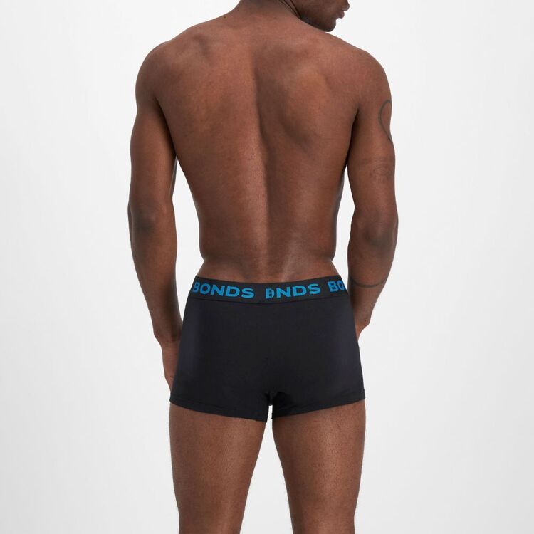 Bonds Men's Core Trunk - Black/Blue Bonds Print