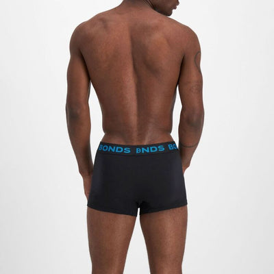 Bonds Men's Core Trunk - Black/Blue Bonds Print