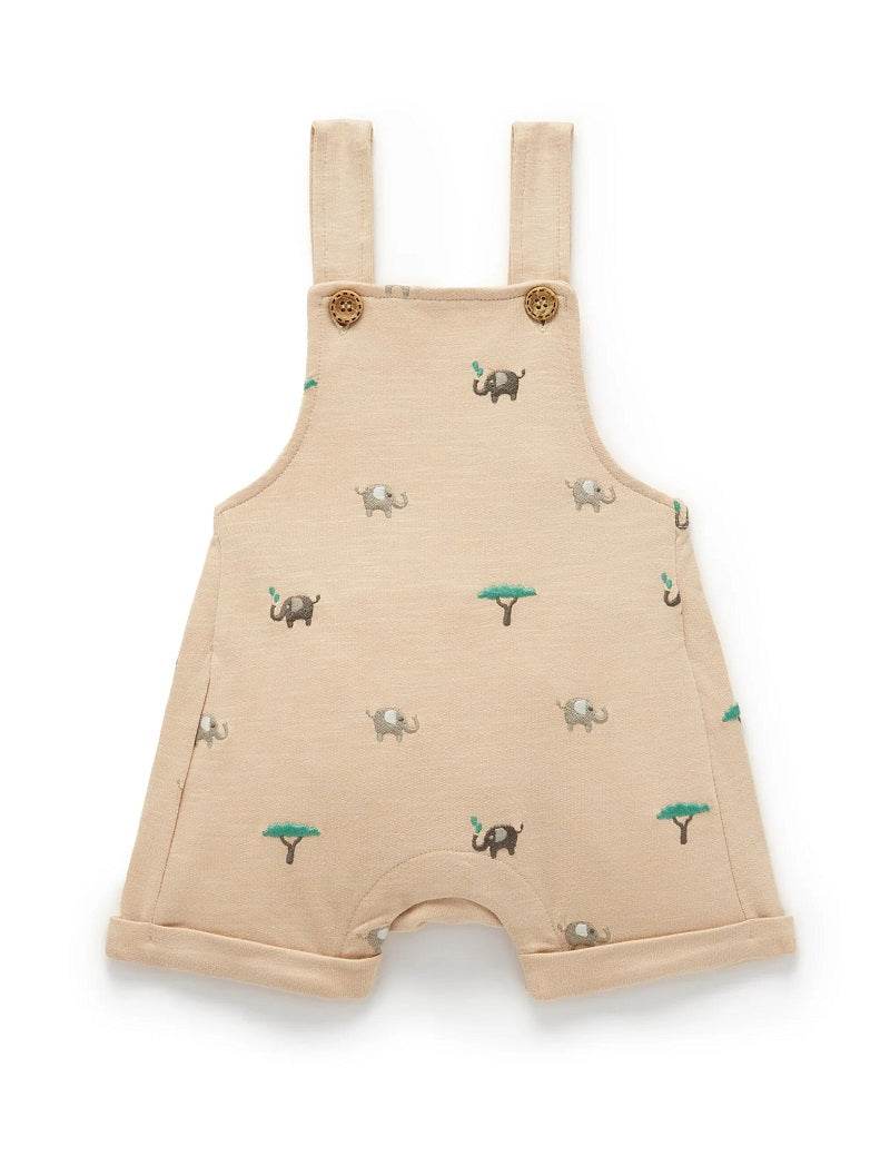 Purebaby Broderie Overall - Elephant Broderie - Outlet Shop For Kids