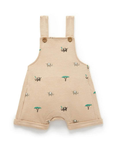 Purebaby Broderie Overall - Elephant Broderie - Outlet Shop For Kids