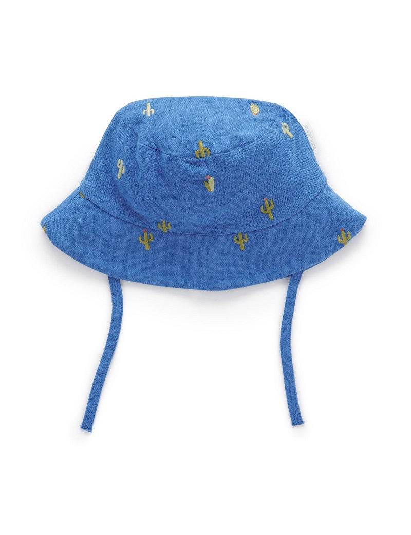 Purebaby Cacti Bucket Hat - Cacti Broderie - Outlet Shop For Kids
