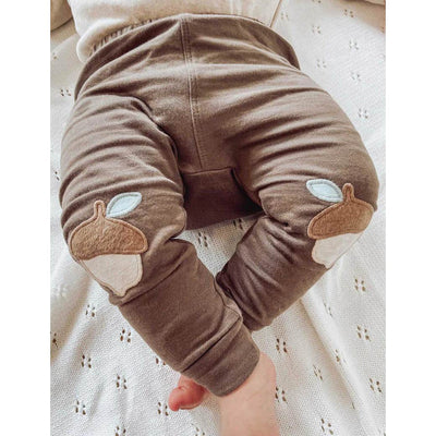 Purebaby Knee Patch Legging - Chocolate - Outlet Shop For Kids