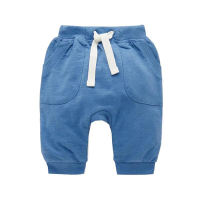 Purebaby Light Slouchy Pants - Atlantic - Outlet Shop For Kids