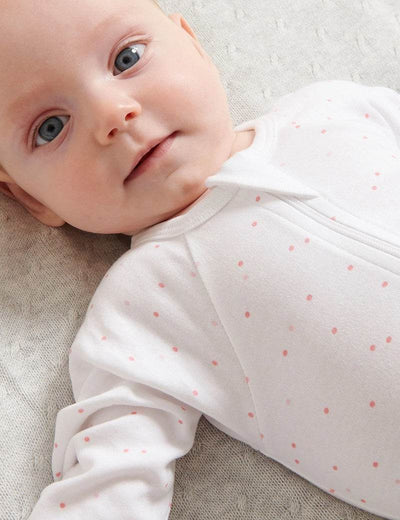 Purebaby Organic 3 Piece Set - Pale Pink Spot - Outlet Shop For Kids