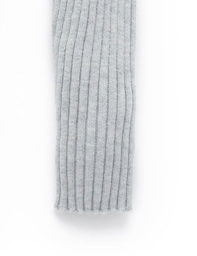 Purebaby Rib Knit Leggings - Grey Melange - Outlet Shop For Kids