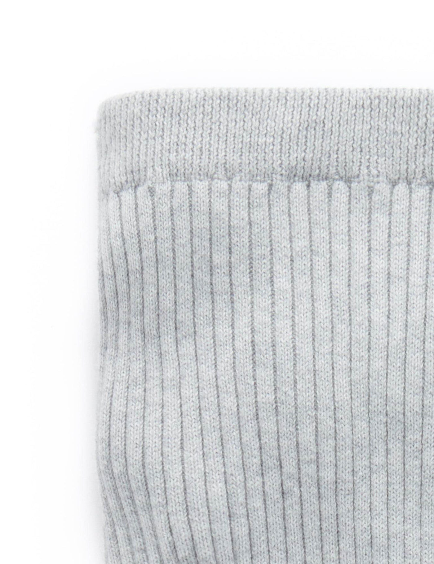 Purebaby Rib Knit Leggings - Grey Melange - Outlet Shop For Kids