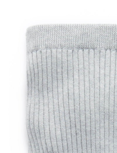 Purebaby Rib Knit Leggings - Grey Melange - Outlet Shop For Kids
