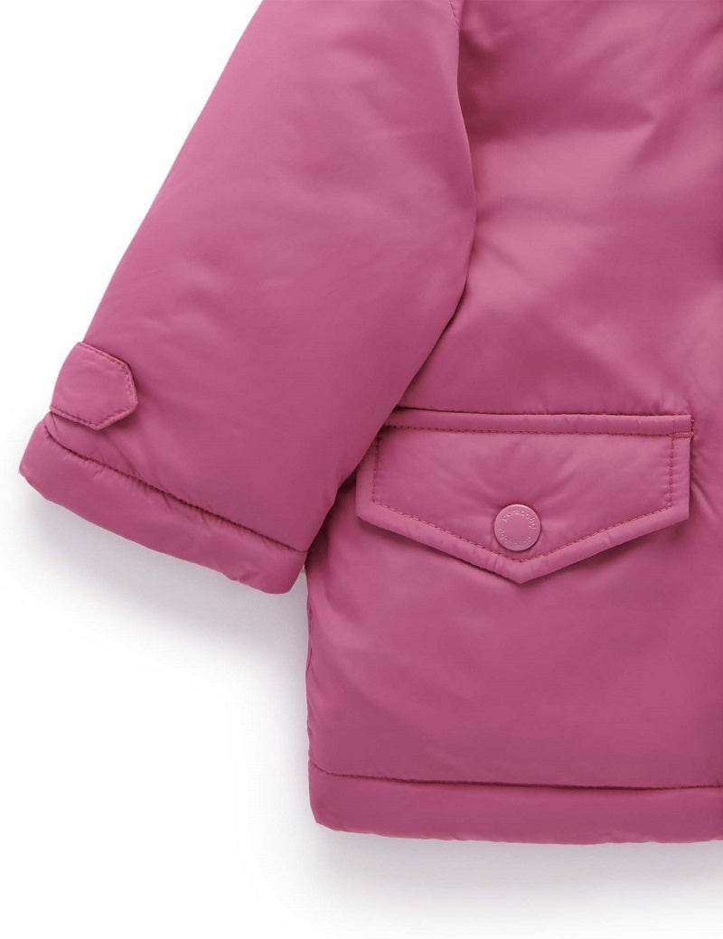 Purebaby Shower Proof Padded Coat - Quartz - Outlet Shop For Kids