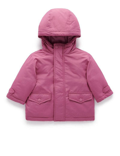 Purebaby Shower Proof Padded Coat - Quartz - Outlet Shop For Kids