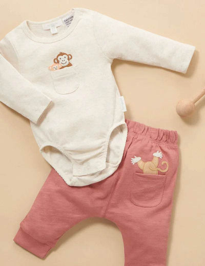 Purebaby Slouchy Pants - Tamarind - Outlet Shop For Kids