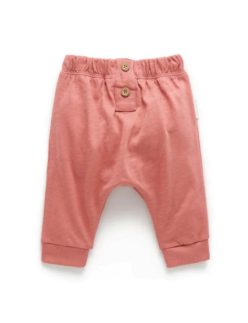 Purebaby Slouchy Pants - Tamarind - Outlet Shop For Kids