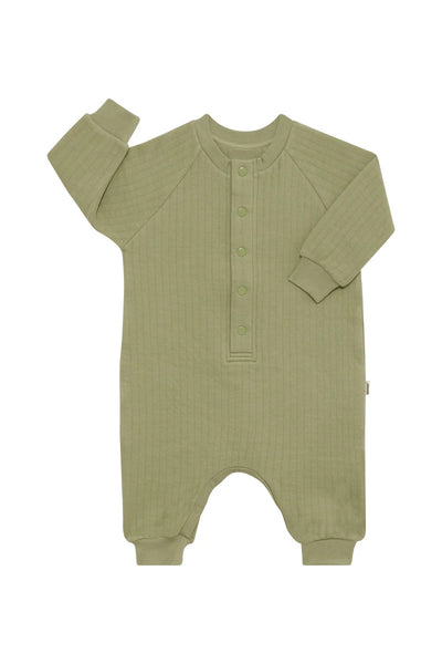 Bonds Quilted Coverall - Moss Mood