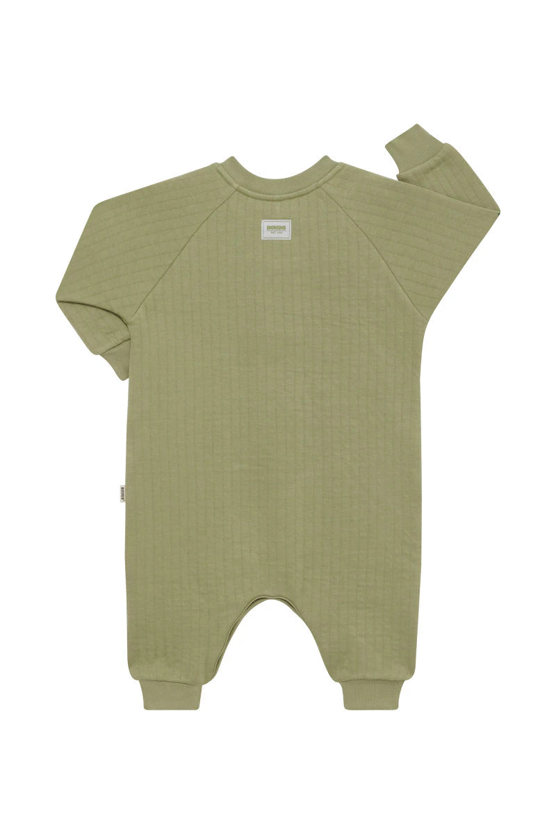 Bonds Quilted Coverall - Moss Mood