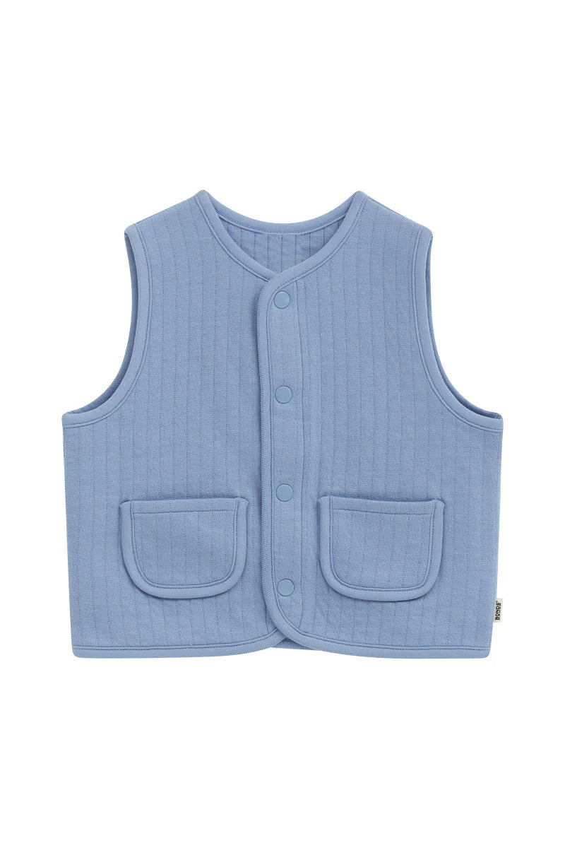 Bonds Quilted Vest - Mountain Blue