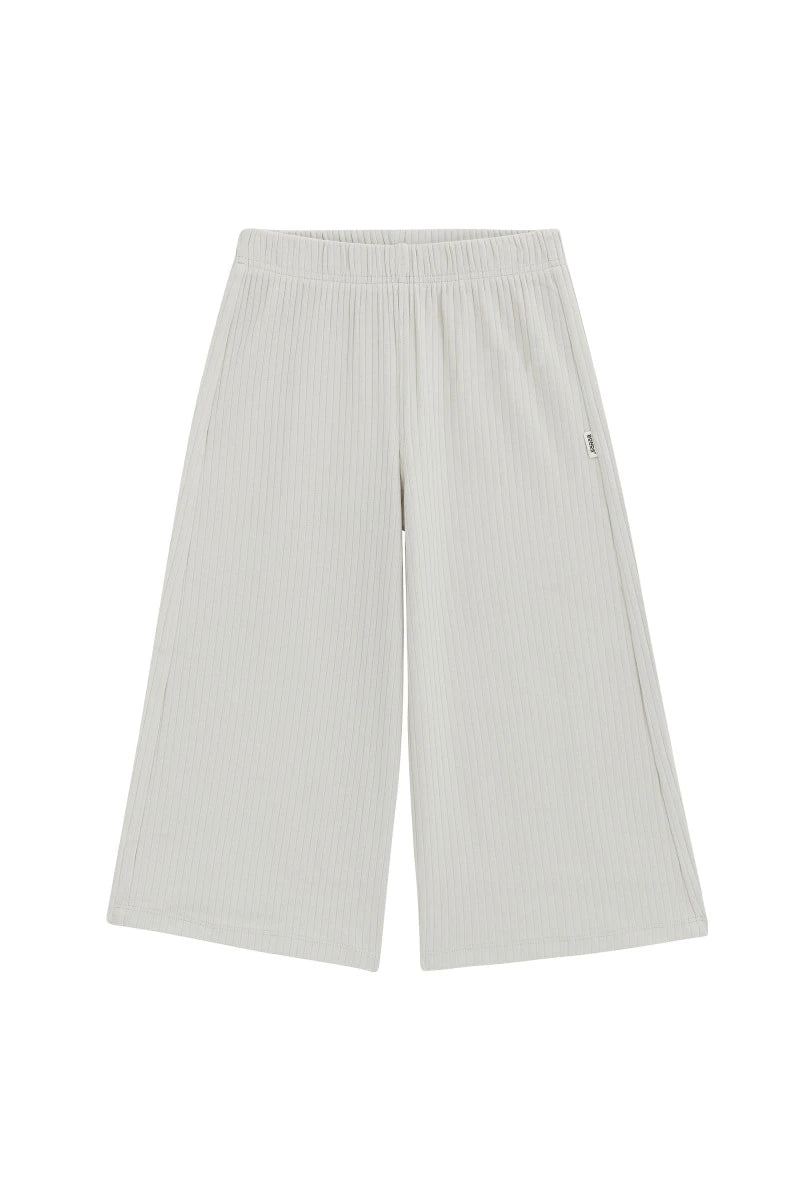 Bonds Rib Wide Leg Pant - Stone Throw