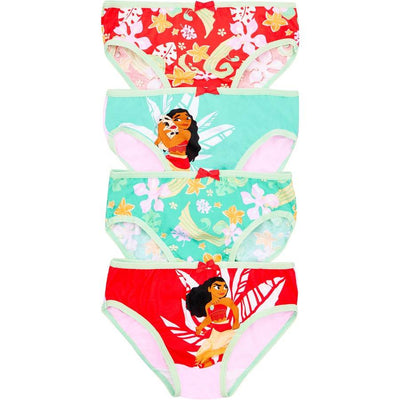 Rio Disney Moana Girls Brief 4 Pack - Outlet Shop For Kids