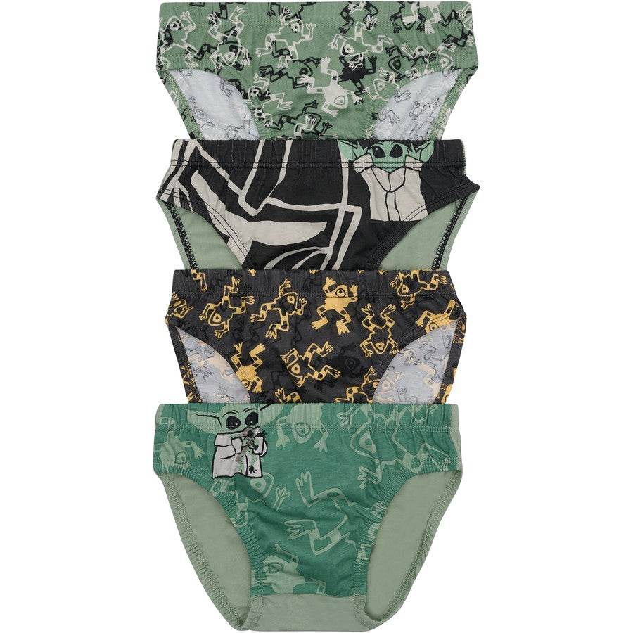 Rio Star Wars Boys Grogu Briefs 4 Pack - Multi - Outlet Shop For Kids