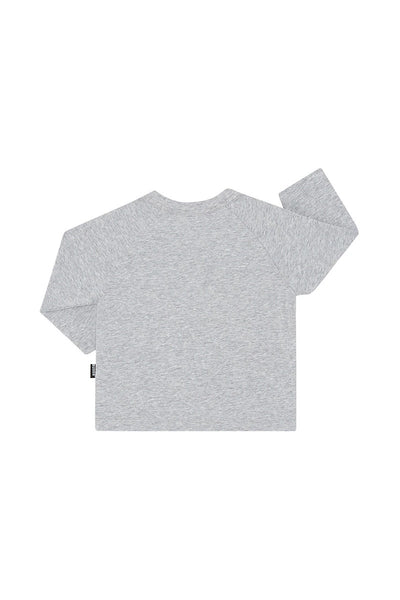 Bonds Roomies Long Sleeve Ringer Tee - New Grey Marle