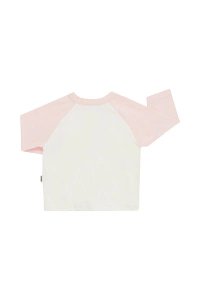 Bonds Roomies Long Sleeve Ringer Tee - Lazy lemonade/ Mascarpone