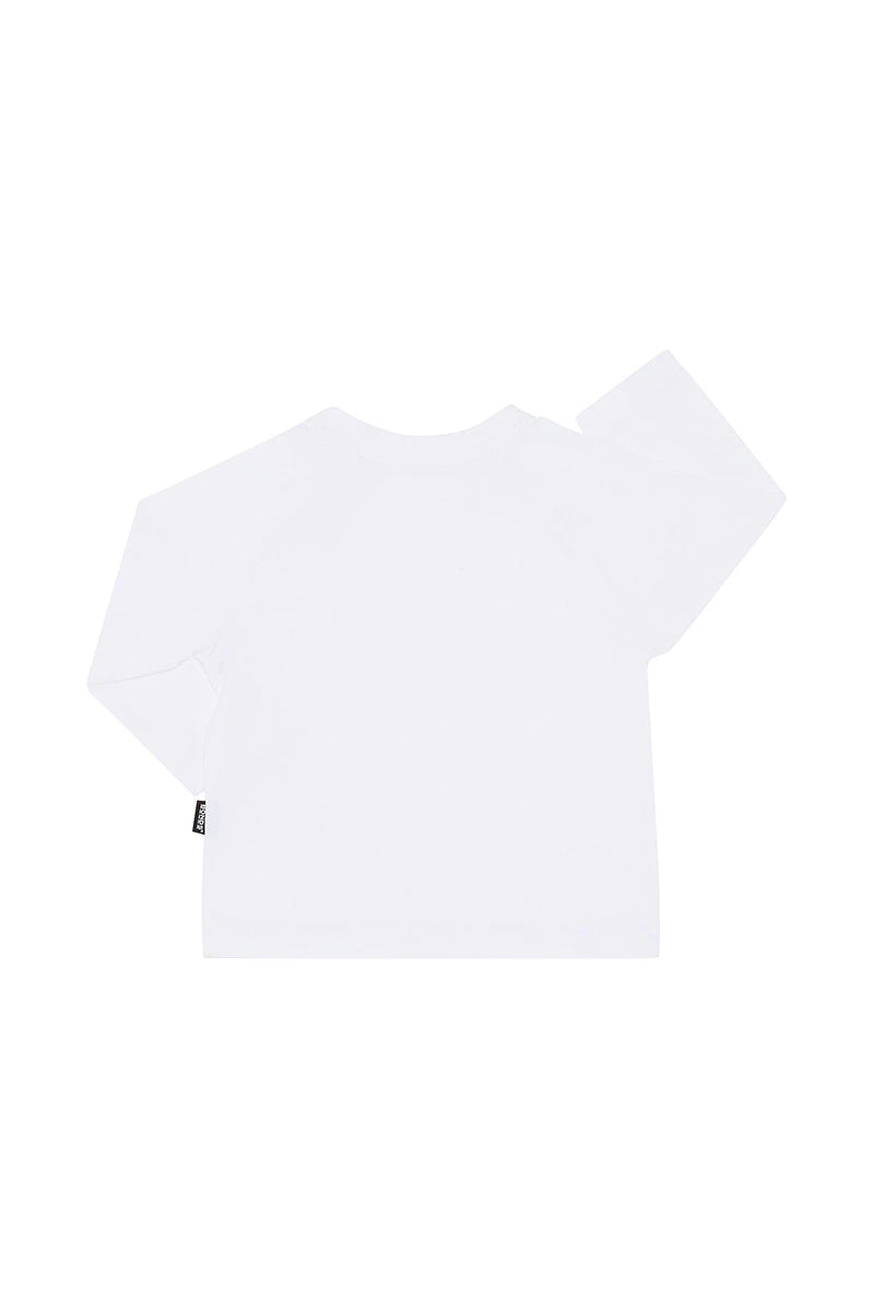 Bonds Roomies Long Sleeve Ringer Tee - White