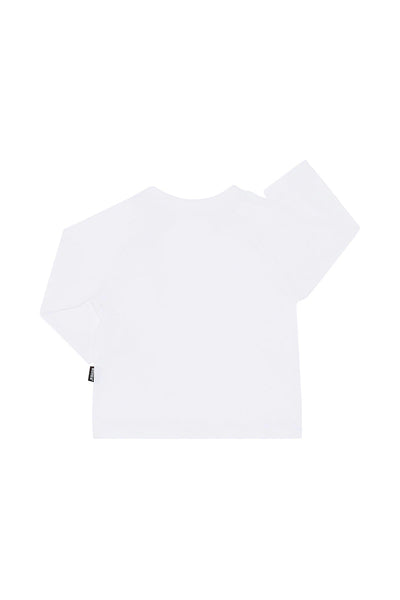 Bonds Roomies Long Sleeve Ringer Tee - White