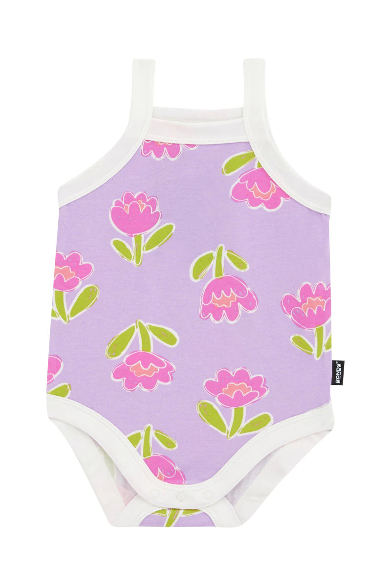 Bonds Roomies Singlet Suit - Sunlit Petals