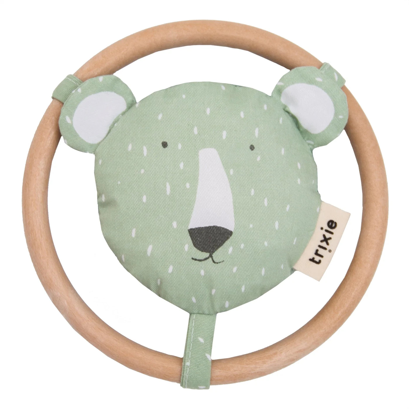 Trixie Round Rattle - Mr. Polar Bear