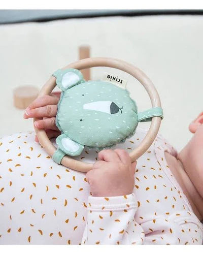 Trixie Round Rattle - Mr. Polar Bear