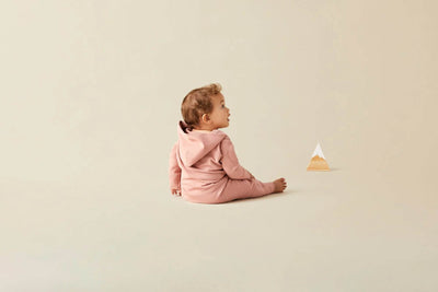 Sapling Child Organic Magnolia Pink Winter Zipsuit - Outlet Shop For Kids