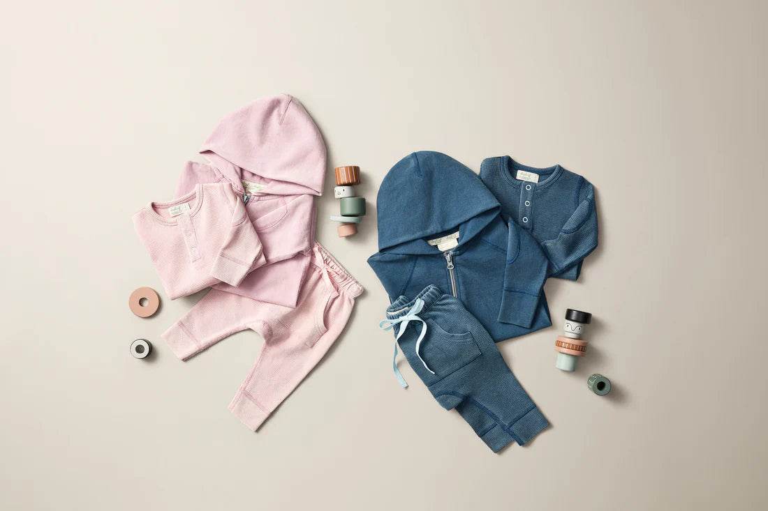 Sapling Child Organic Vintage Pink Winter Zipsuit - Outlet Shop For Kids
