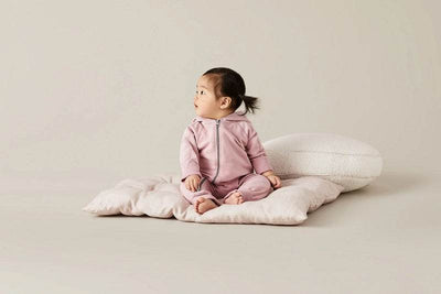 Sapling Child Organic Vintage Pink Winter Zipsuit - Outlet Shop For Kids