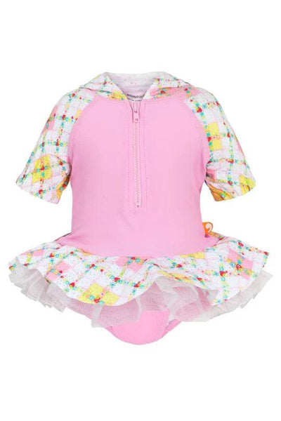 Sea Circus Strawberry Bliss Baby Hooded One Piece - Outlet Shop For Kids