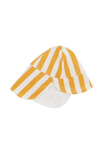 Bonds Swim Hat - Beach Stripe Mustard