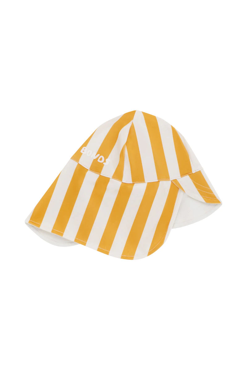 Bonds Swim Hat - Beach Stripe Mustard