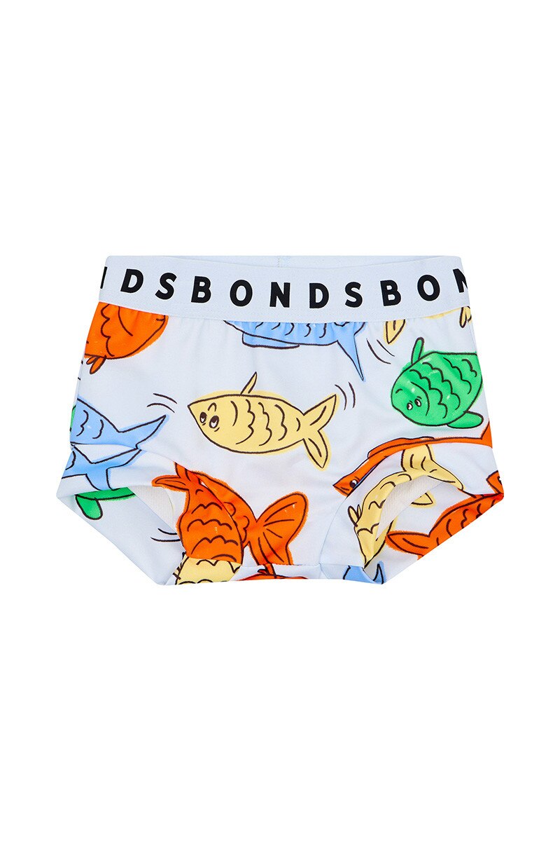 Bonds Swim Nappy - Rainbow Fish