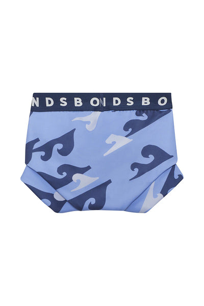 Bonds Swim Nappy - Wave And Sea Blues